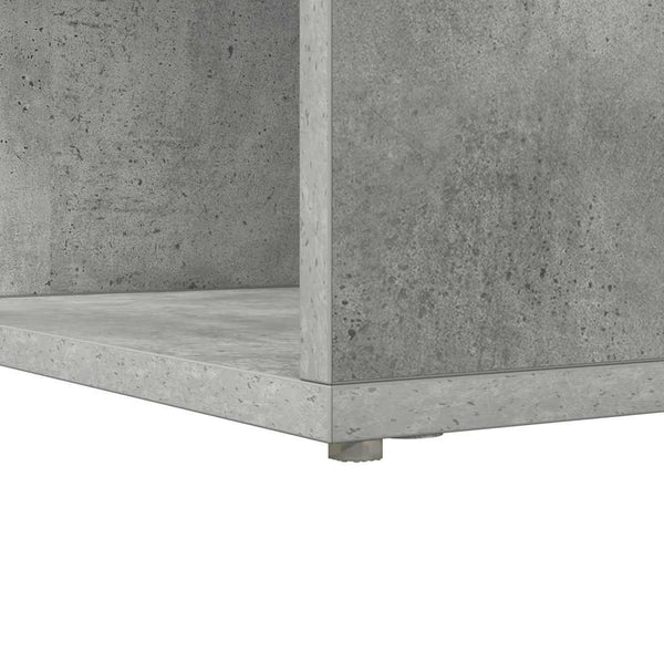 Kulmapöytä Betoni Harmaa 101,5 x 149,5 x 149,5 cm Tekninen puu