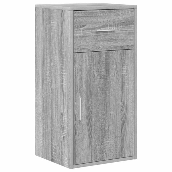 Kulmapöytä laatikon kanssa Harmaa Sonoma 102 x 88 x 75 cm