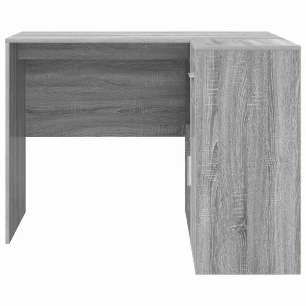 Kulmapöytä laatikon kanssa Harmaa Sonoma 102 x 88 x 75 cm