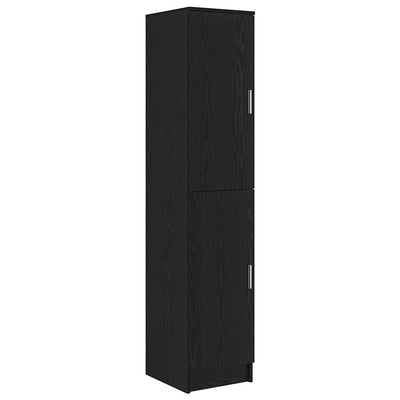 Pöytä säilytyksellä 2 pcs Musta tammi 78.5 x 37 x 154.5 cm