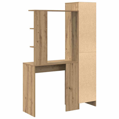 Pöytä säilytyksellä 2 pcs artesaani tammi 78.5 x 37 x 154.5 cm