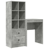 Pöytä Betoni Harmaa 105,5 x 34 x 127 cm 2 kpl