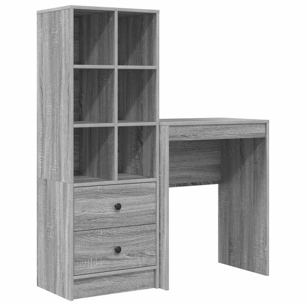 Pöytä Harmaa Sonoma 105,5 x 34 x 127 cm 2 kpl