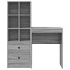 Pöytä Harmaa Sonoma 105,5 x 34 x 127 cm 2 kpl
