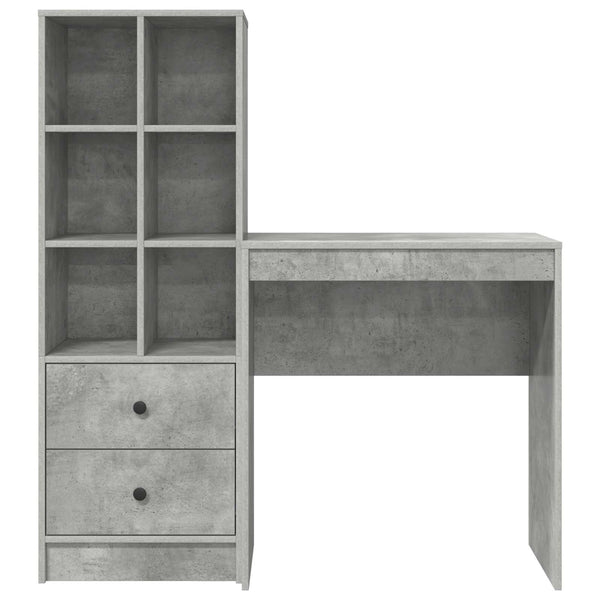 Pöytä Betoni Harmaa 115,5 x 40 x 127 cm 2 kpl