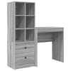Pöytä Harmaa Sonoma 115,5 x 40 x 127 cm 2 kpl