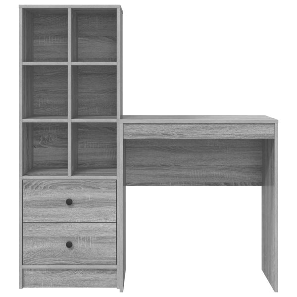Pöytä Harmaa Sonoma 115,5 x 40 x 127 cm 2 kpl