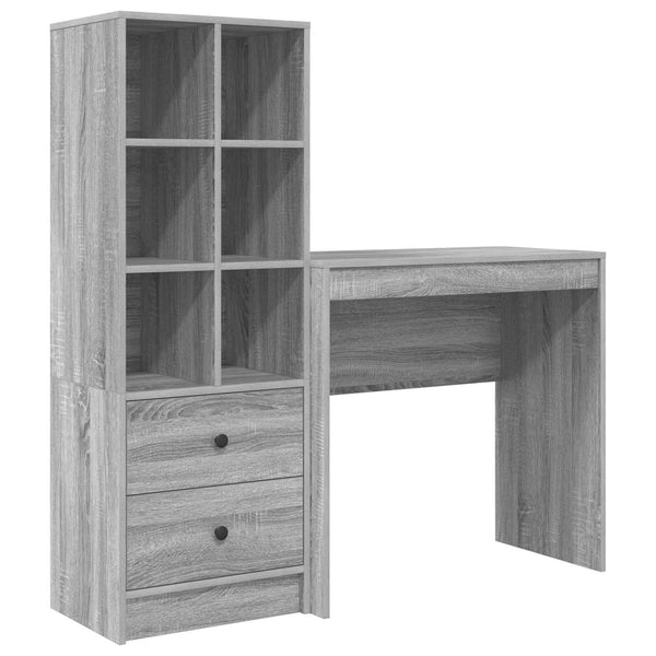 Pöytä Harmaa Sonoma 125,5 x 40 x 127 cm 2 kpl