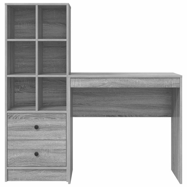 Pöytä Harmaa Sonoma 125,5 x 40 x 127 cm 2 kpl