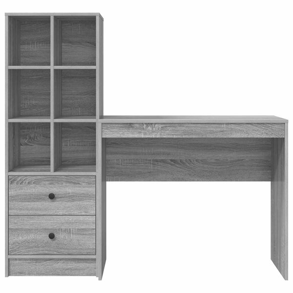 Pöytä Harmaa Sonoma 135,5 x 40 x 127 cm 2 kpl