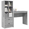 Pöytä Harmaa Sonoma 135,5 x 40 x 127 cm 2 kpl
