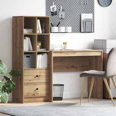 Pöytä säilytyksellä 2 pcs artesaani tammi 90 x 40 x 76 cm