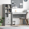 Pöytä Betoni Harmaa 145,5 x 40 x 127 cm 2 kpl