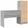 Pöytä Harmaa Sonoma 145,5 x 40 x 127 cm 2 kpl