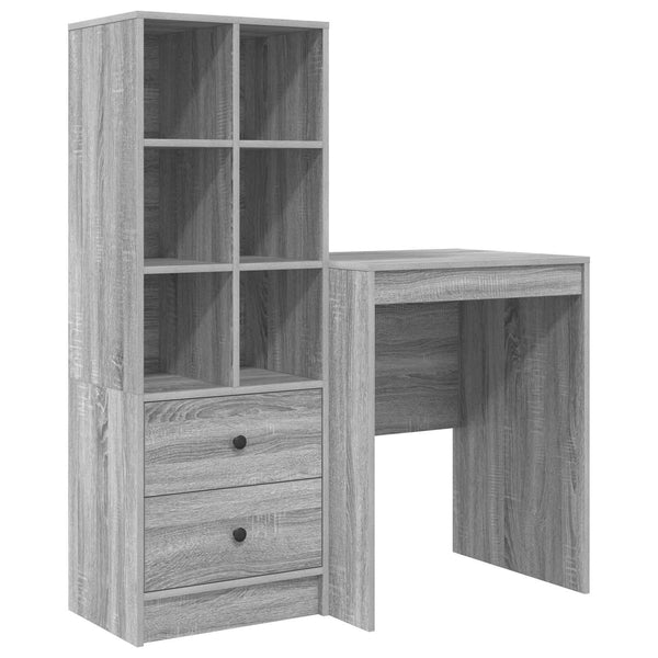 Pöytä Harmaa Sonoma 105,5 x 50 x 127 cm 2 kpl