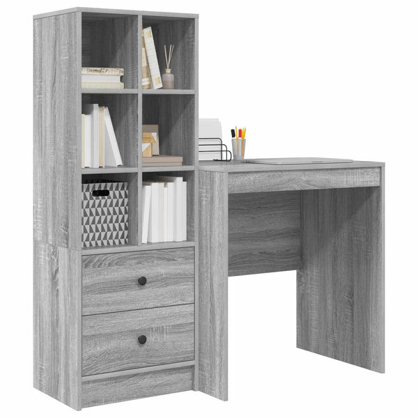 Pöytä Harmaa Sonoma 115,5 x 50 x 127 cm 2 kpl