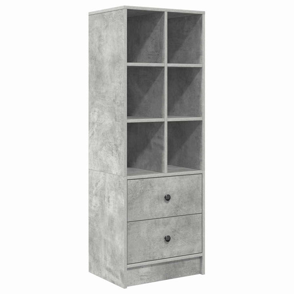 Pöytä Betoni Harmaa 125,5 x 50 x 127 cm 2 kpl