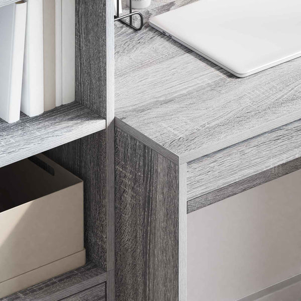 Pöytä Harmaa Sonoma 125,5 x 50 x 127 cm 2 kpl