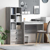 Pöytä Harmaa Sonoma 125,5 x 50 x 127 cm 2 kpl