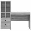 Pöytä Harmaa Sonoma 135,5 x 50 x 127 cm 2 kpl