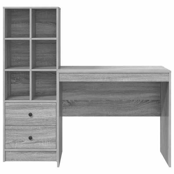 Pöytä Harmaa Sonoma 135,5 x 50 x 127 cm 2 kpl
