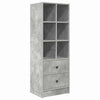 Pöytä Betoni Harmaa 145.5 x 50 x 127 cm 2 kpl