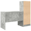 Pöytä Betoni Harmaa 145.5 x 50 x 127 cm 2 kpl