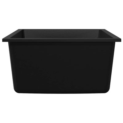 Keittiöallas Musta 38 x 44 x 20 cm Graniitti