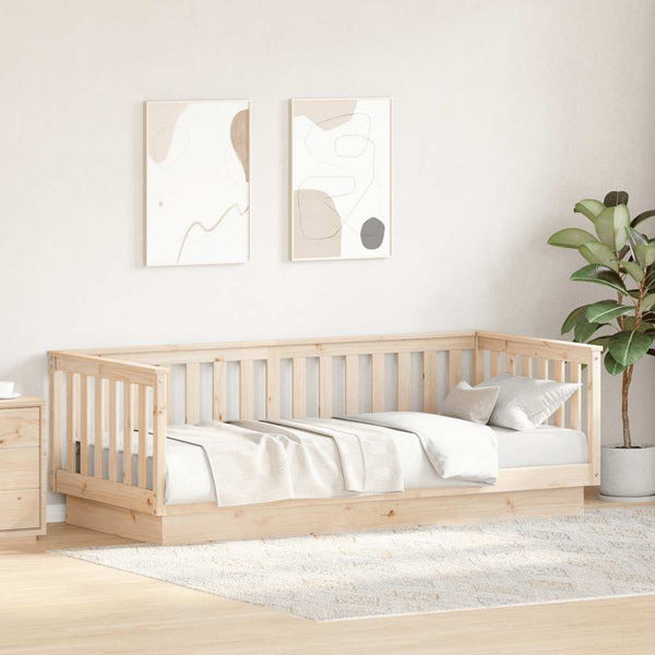 Vuodesohva ilman patjaa 90x200 cm täyspuu mänty
