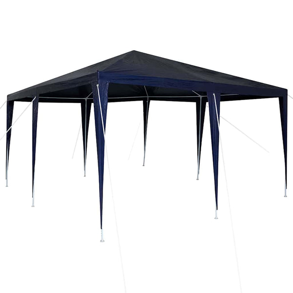 Juhlateltta Sininen 400 x 400 x 266 cm Polyeteeni ja teräs