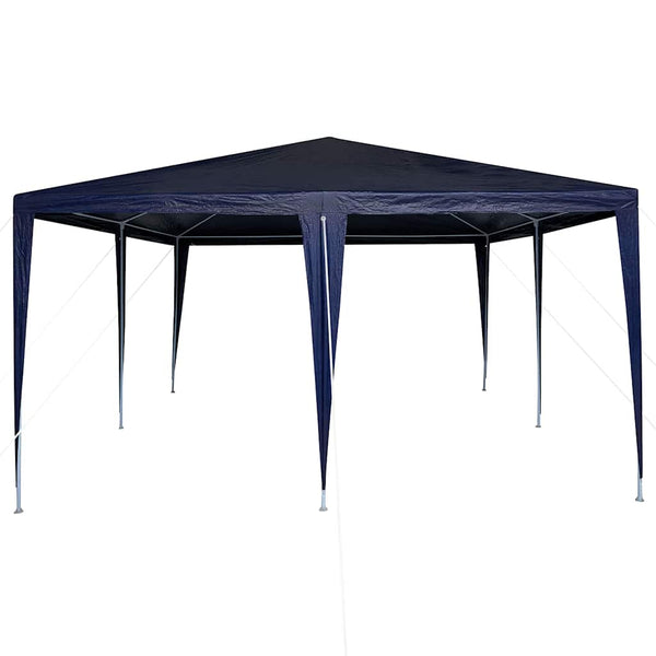 Juhlateltta Sininen 400 x 400 x 266 cm Polyeteeni ja teräs