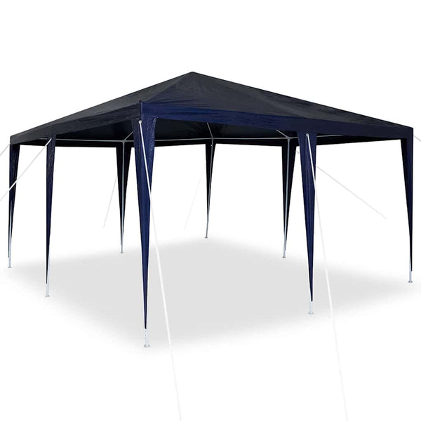 Juhlateltta Sininen 400 x 400 x 266 cm Polyeteeni ja teräs
