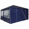 Juhlateltta 400 x 400 x 266 cm Sininen Polyeteeni