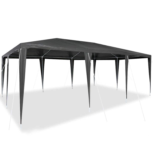 Juhlateltta Antrasiitti 600 x 400 x 266 cm Polyeteeni ja teräs