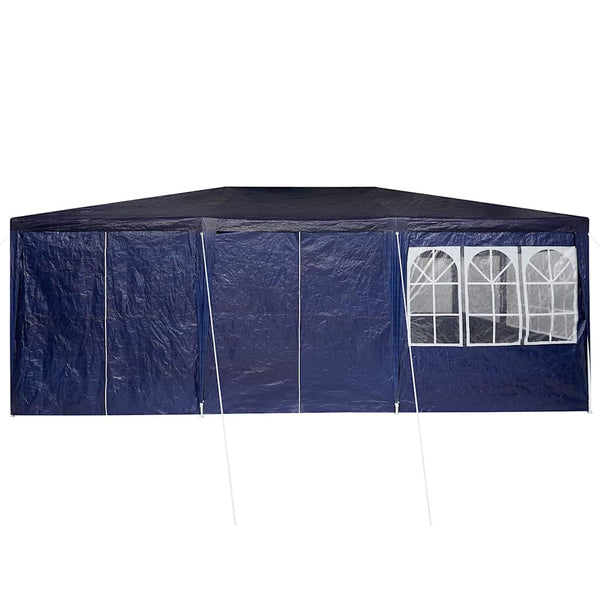 Juhlateltta 600 x 400 x 266 cm Sininen Polyeteeni