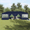 Juhlateltta 800 x 400 x 266 cm Sininen Polyeteeni