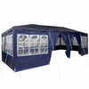 Juhlateltta 800 x 400 x 266 cm Sininen Polyeteeni