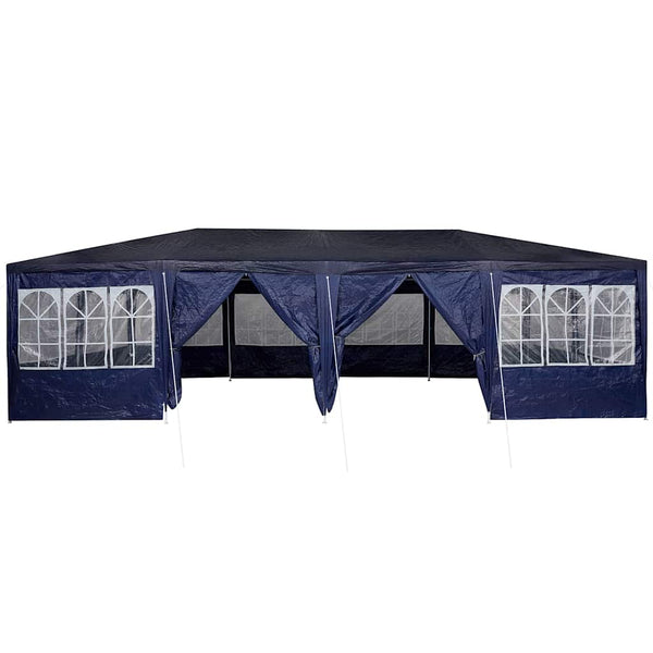 Juhlateltta 800 x 400 x 266 cm Sininen Polyeteeni