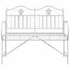 Puutarhapenkki 2 -Seater 103,5 x 59 x 89 cm Teräs