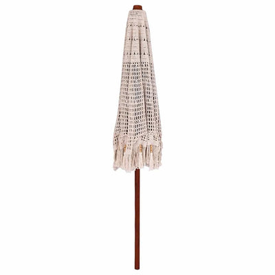 Aurinkovarjo Kerma (250-255) x 250 cm Puuvilla ja massiivipuu