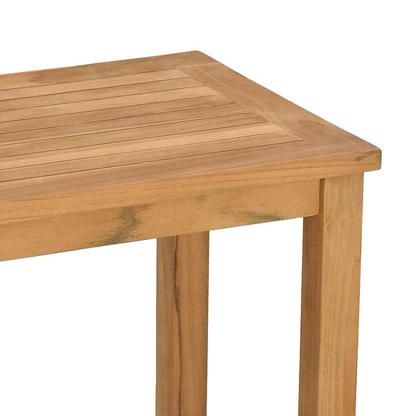 Konsolipöytä säilytystilassa Ruskea 110 x 40 x 75 cm Tiikkipuu