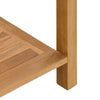 Konsolipöytä säilytystilassa Ruskea 110 x 40 x 75 cm Tiikkipuu