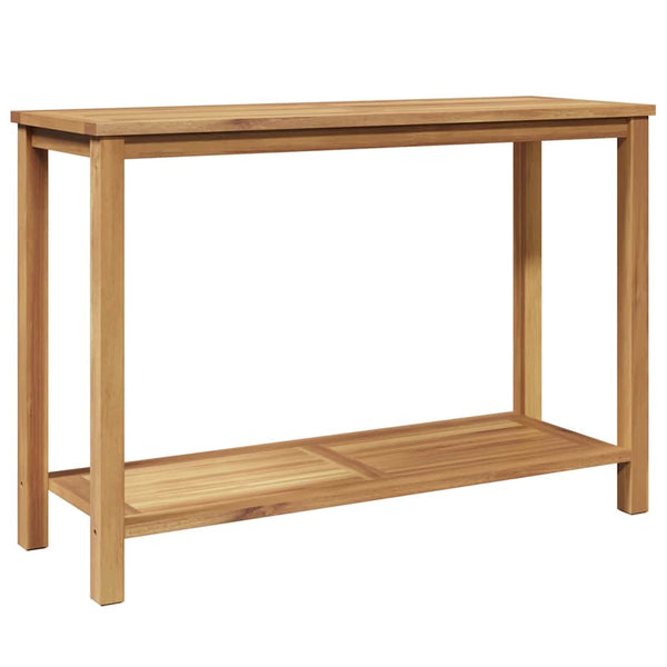 Konsolipöytä säilytystilassa Ruskea 110 x 40 x 75 cm Tiikkipuu