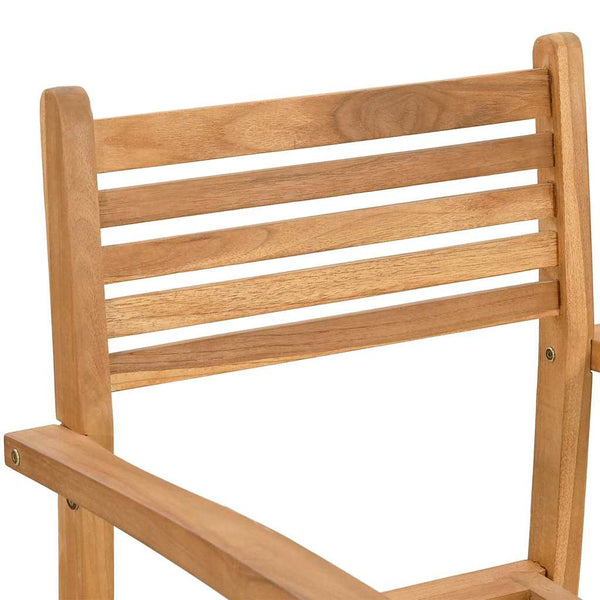Puutarhan pinottavat tuolit 2 pcs Ruskea 55.5 x 55.5 x 90 cm