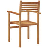 Puutarhan pinottavat tuolit 2 pcs Ruskea 55.5 x 55.5 x 90 cm
