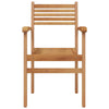 Puutarhan pinottavat tuolit 2 pcs Ruskea 55.5 x 55.5 x 90 cm