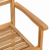 Puutarhan pinottavat tuolit 4 pcs Ruskea 55.5 x 55.5 x 90 cm