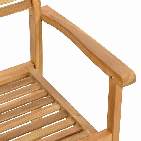 Puutarhan pinottavat tuolit 4 pcs Ruskea 55.5 x 55.5 x 90 cm