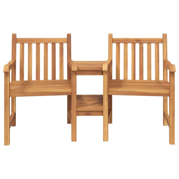 Ulkotuolit ruskeana 152 x 63 x 89 cm Täysi tiikki