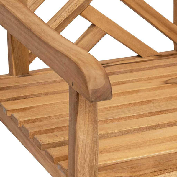 Puutarhatuolit 2 pcs Ruskea 58 x 60 x 90 cm Täysi tiikki